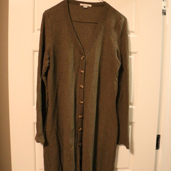 American Eagle Button Sweater Dress - Picture 1 of 3